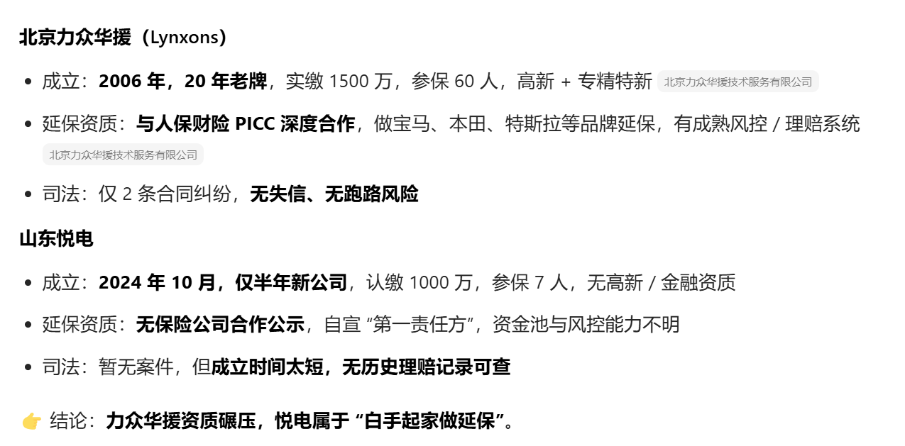 特斯拉延保选第一家还是第二家?